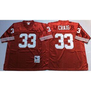 Roger Craig Red Stitched Jersey Choose for Mens Youths